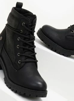 ΧΟΝΔΡΙΚΟ ΕΜΠΟΡΙΟ 🌟 Αρβυλάκια με τετράγωνο τακούνι Refresh 170145 - Μαύρο 😀 -Μποτάκια Κατάστημα arvulakia me tetragwno takouni refrresh 170145 105659 pwly