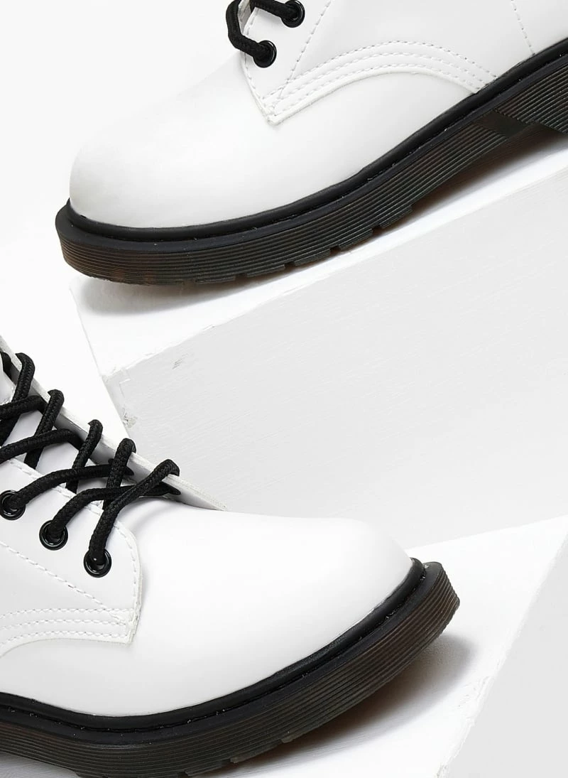 Εκπτωση 🎉 The Fashion Project Αρβυλάκια με τρακτερωτή σόλα - Λευκό 🎉 5 Εκπτωση 🎉 The Fashion Project Αρβυλάκια με τρακτερωτή σόλα - Λευκό 🎉 - Image 3