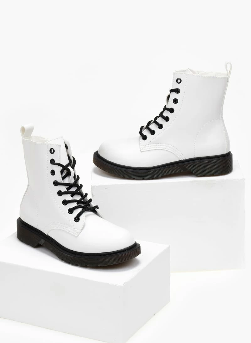 Εκπτωση 🎉 The Fashion Project Αρβυλάκια με τρακτερωτή σόλα - Λευκό 🎉 6 Εκπτωση 🎉 The Fashion Project Αρβυλάκια με τρακτερωτή σόλα - Λευκό 🎉 - Image 4