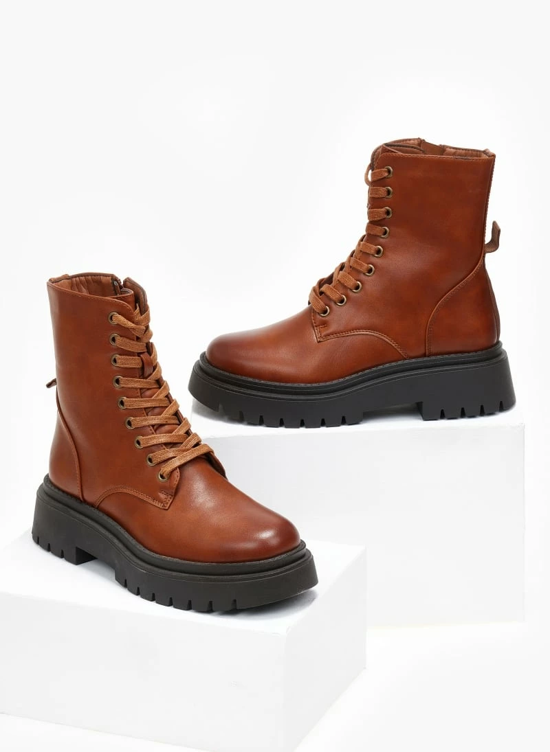 Φτηνός ⌛ The Fashion Project Αρβυλάκια με τρακτερωτή σόλα - Ταμπά ⌛ 5 Φτηνός ⌛ The Fashion Project Αρβυλάκια με τρακτερωτή σόλα - Ταμπά ⌛ - Image 3