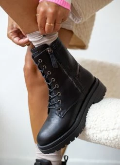 Προϋπολογισμός 🧨 Xti Footwear Αρβυλάκια με υφασμάτινη τρέσα XTI 140400 - Μαύρο 😍 -Μποτάκια Κατάστημα arvulakia me ufasmatini tresa xti 140400 106169 34ki