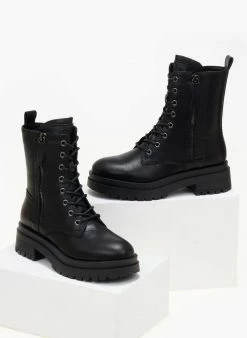 Προϋπολογισμός 🧨 Xti Footwear Αρβυλάκια με υφασμάτινη τρέσα XTI 140400 - Μαύρο 😍 -Μποτάκια Κατάστημα arvulakia me ufasmatini tresa xti 140400 106169 3s1y