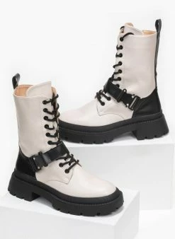 Κουπόνι 😍 The Fashion Project Αρβυλάκια με ζωνάκι και κλιπ κούμπωμα - Μπεζ ✨ -Μποτάκια Κατάστημα arvulakia me zwnaki kai klip koumpwma 95775 6csg