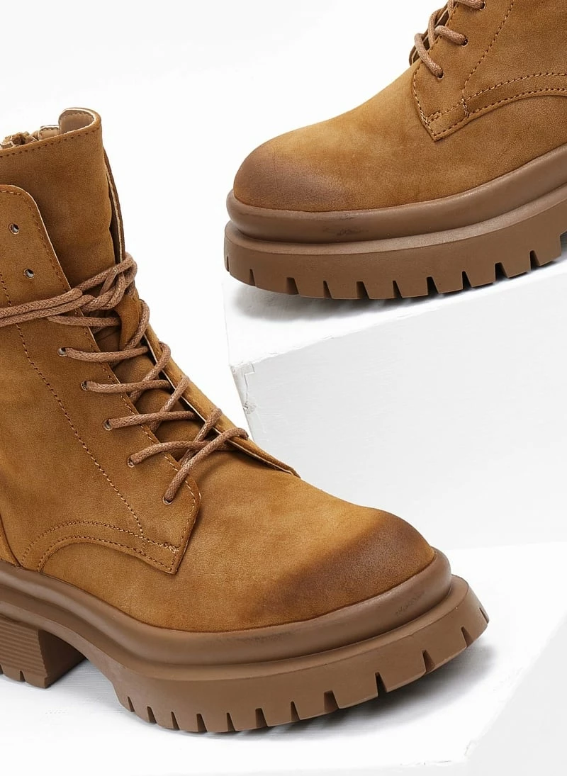 ΧΟΝΔΡΙΚΟ ΕΜΠΟΡΙΟ 😍 The Fashion Project Αρβυλάκια Suede με καπιτονέ σχέδιο - Κάμελ 🔔 5 ΧΟΝΔΡΙΚΟ ΕΜΠΟΡΙΟ 😍 The Fashion Project Αρβυλάκια Suede με καπιτονέ σχέδιο - Κάμελ 🔔 - Image 3