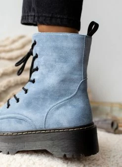 ΧΟΝΔΡΙΚΟ ΕΜΠΟΡΙΟ ✨ The Fashion Project Αρβυλάκια Suede με ψηλή τρακτερωτή σόλα - Ραφ 🎁 -Μποτάκια Κατάστημα arvulakia suede me psili trakterwti sola 105965 cr64