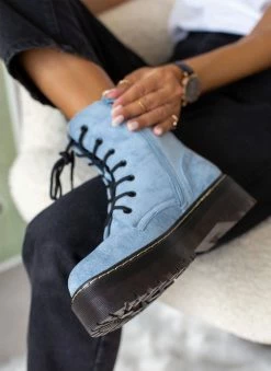 ΧΟΝΔΡΙΚΟ ΕΜΠΟΡΙΟ ✨ The Fashion Project Αρβυλάκια Suede με ψηλή τρακτερωτή σόλα - Ραφ 🎁 -Μποτάκια Κατάστημα arvulakia suede me psili trakterwti sola 105965 k9ak