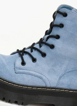 ΧΟΝΔΡΙΚΟ ΕΜΠΟΡΙΟ ✨ The Fashion Project Αρβυλάκια Suede με ψηλή τρακτερωτή σόλα - Ραφ 🎁 -Μποτάκια Κατάστημα arvulakia suede me psili trakterwti sola 105965 sh25