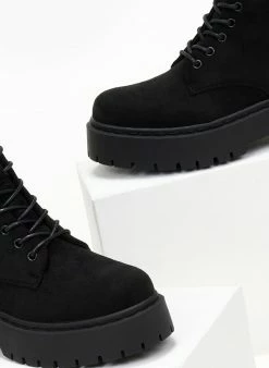 Flash Sale 🤩 The Fashion Project Αρβυλάκια Suede με ραφή στη σόλα - Μαύρο 🤩 10 Flash Sale 🤩 The Fashion Project Αρβυλάκια Suede με ραφή στη σόλα - Μαύρο 🤩 -Μποτάκια Κατάστημα arvulakia suede me rafi sti sola 106474 a8vu