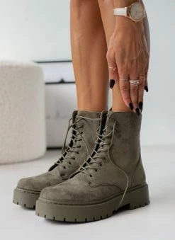 Ολοκαίνουργιο 🔔 The Fashion Project Αρβυλάκια Suede με ραφή στη σόλα - Χακί 😉 15 Ολοκαίνουργιο 🔔 The Fashion Project Αρβυλάκια Suede με ραφή στη σόλα - Χακί 😉 -Μποτάκια Κατάστημα arvulakia suede me rafi sti sola 106476 hvxy