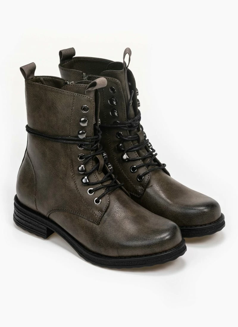 Το φθηνότερο 🎉 The Fashion Project Αρβυλάκια με κορδόνια - Χακί 🌟 5 Το φθηνότερο 🎉 The Fashion Project Αρβυλάκια με κορδόνια - Χακί 🌟 - Image 3