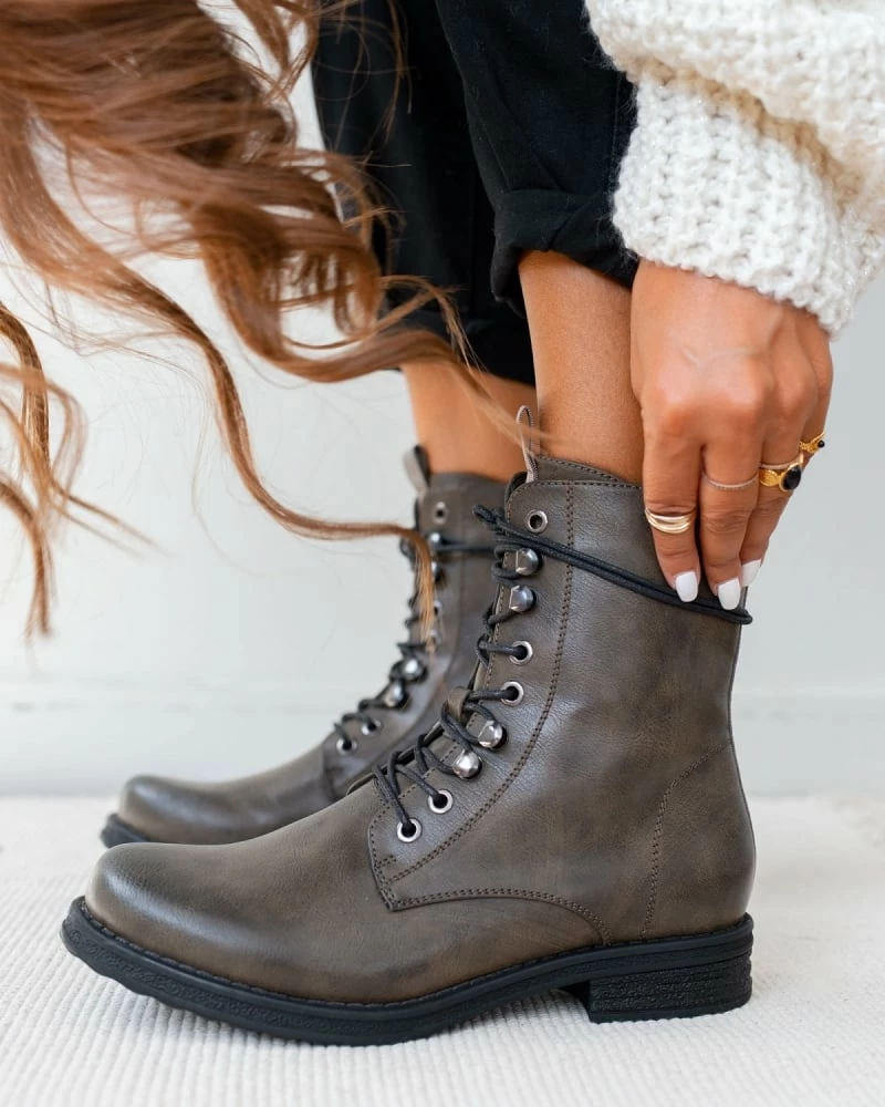 Το φθηνότερο 🎉 The Fashion Project Αρβυλάκια με κορδόνια - Χακί 🌟 8 Το φθηνότερο 🎉 The Fashion Project Αρβυλάκια με κορδόνια - Χακί 🌟 - Image 6