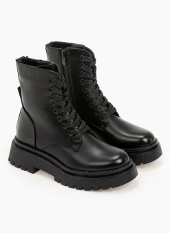 Νέος 💯 The Fashion Project Αρβυλάκια με τρακτερωτή σόλα - Μαύρο ⌛ -Μποτάκια Κατάστημα basic arvulakia me trakterwti sola 96983 r1k4