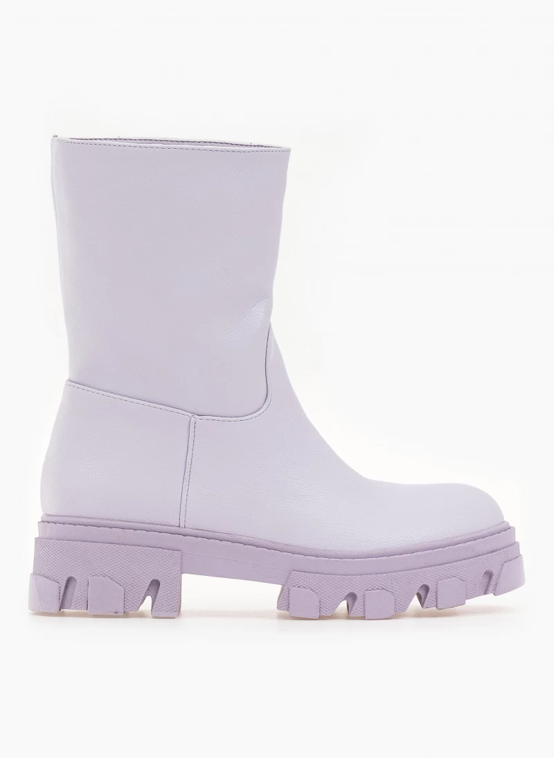 Προώθηση 💯 The Fashion Project Μποτάκια Biker με Chunky σόλα - Λιλά 😍 4 Προώθηση 💯 The Fashion Project Μποτάκια Biker με Chunky σόλα - Λιλά 😍 - Image 2