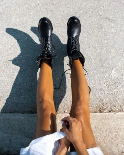 Best Pirce 😍 The Fashion Project Αρβυλάκια Basic με κορδόνια - Μαύρο 👏 -Μποτάκια Κατάστημα basic mpotakia me kordonia 94244 euha