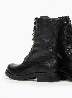 Best Pirce 😍 The Fashion Project Αρβυλάκια Basic με κορδόνια - Μαύρο 👏 -Μποτάκια Κατάστημα basic mpotakia me kordonia 94244 gyi6