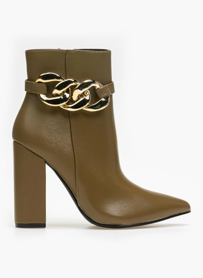 Η καλύτερη συμφωνία 💯 The Fashion Project Μποτάκια μυτερά με σχέδιο αλυσίδα - Λαδί 👏 8 Η καλύτερη συμφωνία 💯 The Fashion Project Μποτάκια μυτερά με σχέδιο αλυσίδα - Λαδί 👏 - Image 6