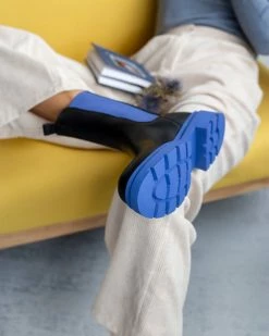 Πολύ καλή προσφορά ✨ The Fashion Project Μποτάκια Chelsea με διχρωμία - Μπλε 🎁 -Μποτάκια Κατάστημα chelsea mpotakia me dixrwmia 97657 yrhe