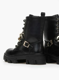 Προϋπολογισμός 💯 The Fashion Project Αρβυλάκια Chunky με Oversized αλυσίδα - Μαύρο 👍 -Μποτάκια Κατάστημα chunky arvulakia me oversized alusida 94368 ua9w