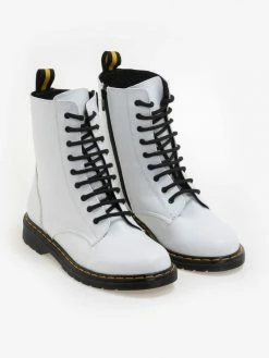 Ολοκαίνουργιο 😀 Estil αρβυλάκια με εξωτερική ραφή στη σόλα - Λευκό 🔥 -Μποτάκια Κατάστημα estil arvulakia me ekswteriki rafi sti sola 83915 ypcm