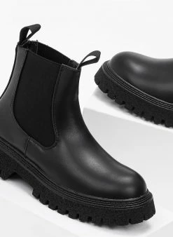 Flash Sale 😍 The Fashion Project Μποτάκια αστραγάλου Chelsea - Μαύρο 😍 9 Flash Sale 😍 The Fashion Project Μποτάκια αστραγάλου Chelsea - Μαύρο 😍 -Μποτάκια Κατάστημα isia mpotakia astragalou me lastixo 98964 9tfd