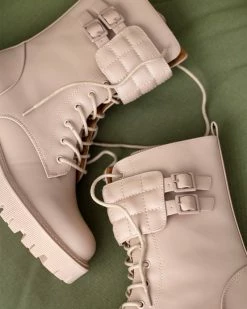 Συμφωνίες ⭐ The Fashion Project Αρβυλάκια με καπιτονέ λεπτομέρεια - Nude ❤️ -Μποτάκια Κατάστημα mat arvulakia me kapitone leptomereia 95365 jwu2