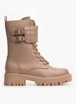 Συμφωνίες ⭐ The Fashion Project Αρβυλάκια με καπιτονέ λεπτομέρεια - Nude ❤️ -Μποτάκια Κατάστημα mat arvulakia me kapitone leptomereia 95365 xdvz