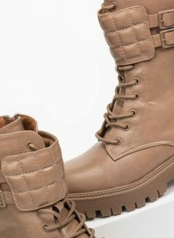 Εξοδος 👍 The Fashion Project Αρβυλάκια με καπιτονέ λεπτομέρεια - Πούρο 🔔 -Μποτάκια Κατάστημα mat arvulakia me kapitone leptomereia 95366 ydl6