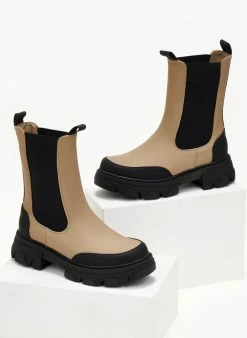 Best Pirce ✔️ The Fashion Project Μποτάκια Chelsea σε ματ χρώματα - Πούρο 🔔 8 Best Pirce ✔️ The Fashion Project Μποτάκια Chelsea σε ματ χρώματα - Πούρο 🔔 -Μποτάκια Κατάστημα mat chelsea mpotakia me lastixo 105873 if6o