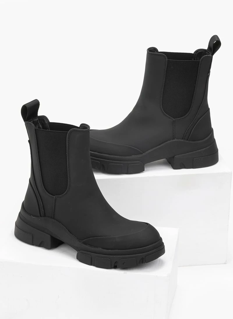 Ολοκαίνουργιο 🛒 The Fashion Project Μποτάκια αστραγάλου Chelsea - Μαύρο 🌟 6 Ολοκαίνουργιο 🛒 The Fashion Project Μποτάκια αστραγάλου Chelsea - Μαύρο 🌟 - Image 4