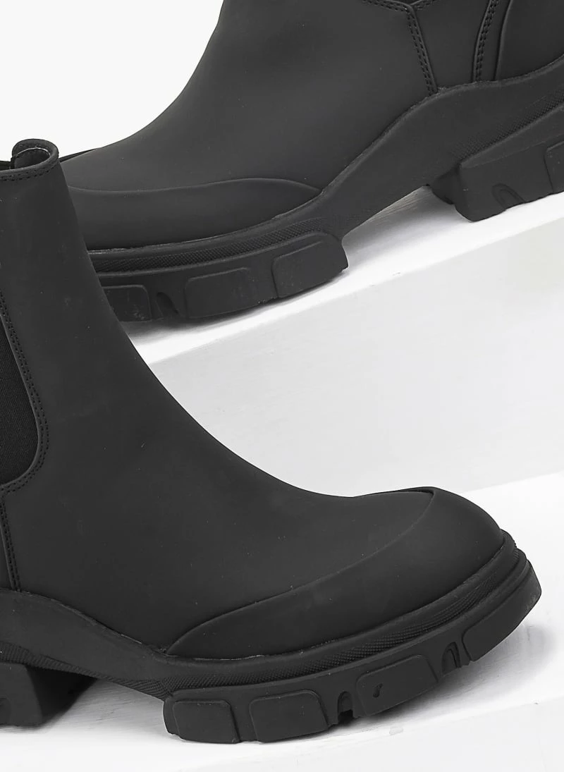 Ολοκαίνουργιο 🛒 The Fashion Project Μποτάκια αστραγάλου Chelsea - Μαύρο 🌟 4 Ολοκαίνουργιο 🛒 The Fashion Project Μποτάκια αστραγάλου Chelsea - Μαύρο 🌟 - Image 2