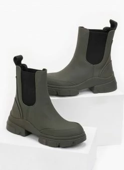 Η καλύτερη συμφωνία 👏 The Fashion Project Μποτάκια αστραγάλου Chelsea - Λαδί 😉 -Μποτάκια Κατάστημα mat chelsea mpotinia astragalou 96546 u2j4