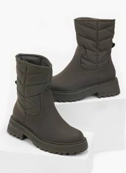 Συμφωνίες ✔️ The Fashion Project Ματ μποτάκια με καπιτονέ σχέδιο - Χακί 🔔 13 Συμφωνίες ✔️ The Fashion Project Ματ μποτάκια με καπιτονέ σχέδιο - Χακί 🔔 -Μποτάκια Κατάστημα mat mpotakia me kapitone sxedio 96618 9lel