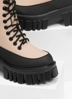 Προϋπολογισμός 🤩 The Fashion Project Αρβυλάκια με ψηλή σόλα και κορδόνια - Μπεζ ❤️ 12 Προϋπολογισμός 🤩 The Fashion Project Αρβυλάκια με ψηλή σόλα και κορδόνια - Μπεζ ❤️ -Μποτάκια Κατάστημα mat mpotakia me psili sola kai kordonia 95677 ld5d