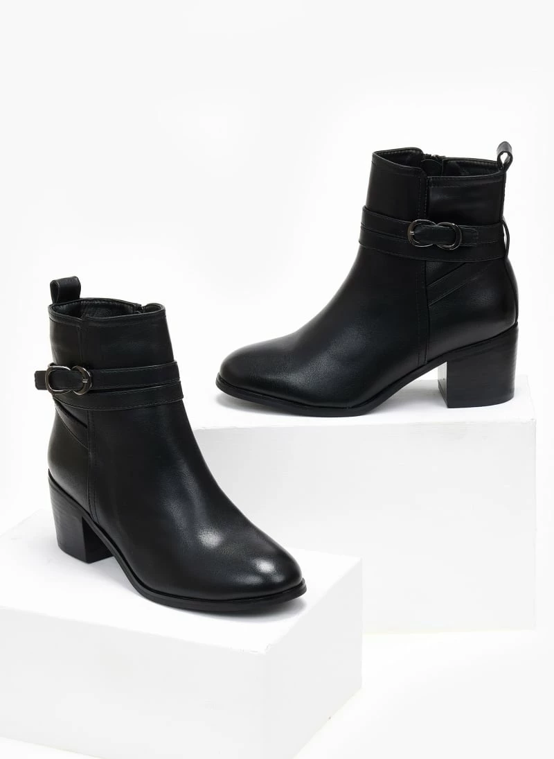 Εκπτωση 🎉 The Fashion Project Μποτάκια All Day με λεπτό ζωνάκι - Μαύρο 🎁 5 Εκπτωση 🎉 The Fashion Project Μποτάκια All Day με λεπτό ζωνάκι - Μαύρο 🎁 - Image 3