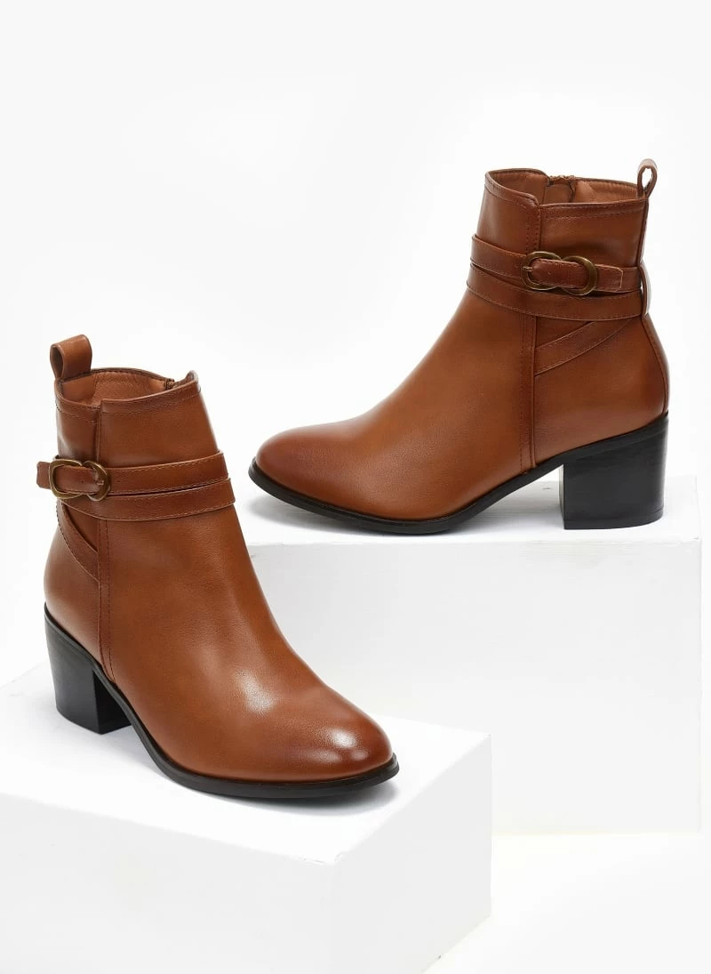 Καλύτερη πώληση 🤩 The Fashion Project Μποτάκια All Day με λεπτό ζωνάκι - Ταμπά 🤩 5 Καλύτερη πώληση 🤩 The Fashion Project Μποτάκια All Day με λεπτό ζωνάκι - Ταμπά 🤩 - Image 3