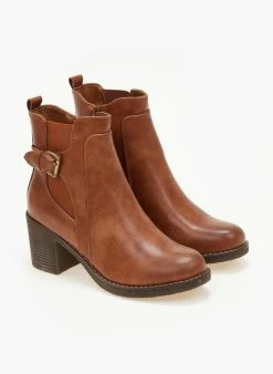 ΧΟΝΔΡΙΚΟ ΕΜΠΟΡΙΟ 🌟 The Fashion Project Μποτάκια αστραγάλου με λουράκι - Ταμπά 😍 -Μποτάκια Κατάστημα mpotakia all day me takouni 105675 7bgf