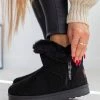 Νέος ⌛ The Fashion Project Μποτάκια με γούνα και φερμουάρ - Μαύρο 🥰 -Μποτάκια Κατάστημα mpotakia apres ski me fermouar 108745 9dfb