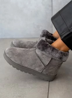 Καλύτερες κριτικές για 🎁 The Fashion Project Μποτάκια με γούνα - Γκρι 🥰
