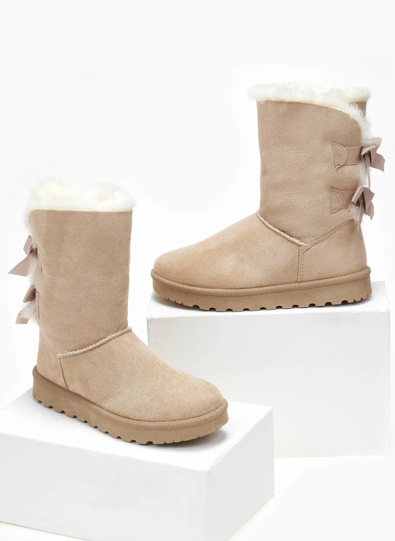 Flash Sale 🌟 The Fashion Project Μποτάκια με γούνα - Μπεζ 🛒 5 Flash Sale 🌟 The Fashion Project Μποτάκια με γούνα - Μπεζ 🛒 - Image 3