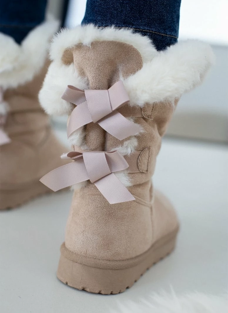 Flash Sale 🌟 The Fashion Project Μποτάκια με γούνα - Μπεζ 🛒 3 Flash Sale 🌟 The Fashion Project Μποτάκια με γούνα - Μπεζ 🛒