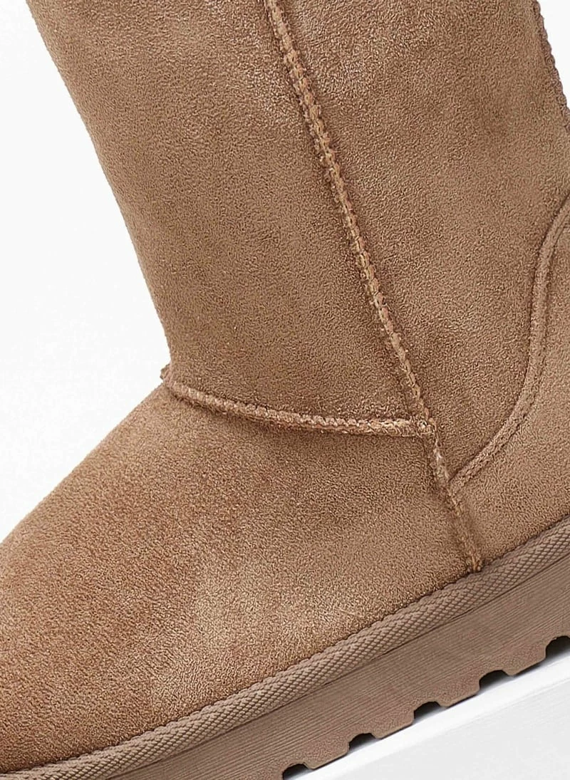 Φτηνός 🔔 The Fashion Project Μποτάκια με γούνα - Τάουπε ✔️ 5 Φτηνός 🔔 The Fashion Project Μποτάκια με γούνα - Τάουπε ✔️ - Image 3