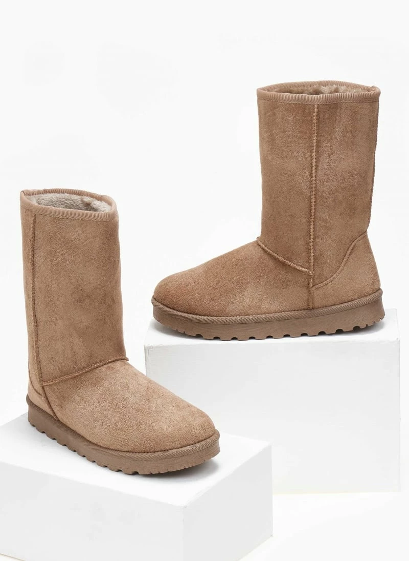 Φτηνός 🔔 The Fashion Project Μποτάκια με γούνα - Τάουπε ✔️ 4 Φτηνός 🔔 The Fashion Project Μποτάκια με γούνα - Τάουπε ✔️ - Image 2