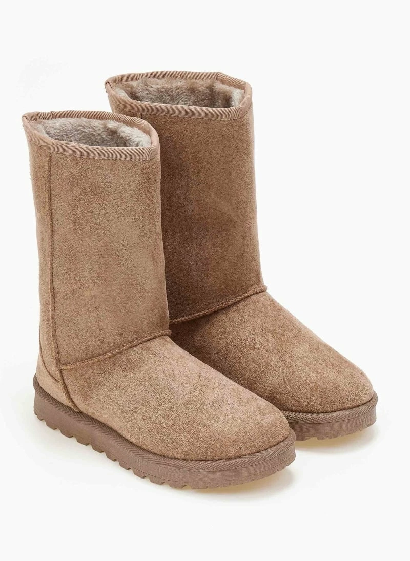 Φτηνός 🔔 The Fashion Project Μποτάκια με γούνα - Τάουπε ✔️ 6 Φτηνός 🔔 The Fashion Project Μποτάκια με γούνα - Τάουπε ✔️ - Image 4