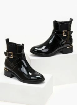 Εξοδος ⭐ The Fashion Project Μποτάκια αστραγάλου λουστρίνι με λάστιχο - Μαύρο 🧨 14 Εξοδος ⭐ The Fashion Project Μποτάκια αστραγάλου λουστρίνι με λάστιχο - Μαύρο 🧨 -Μποτάκια Κατάστημα mpotakia astragalou loustrini me lastixo 105903 24om