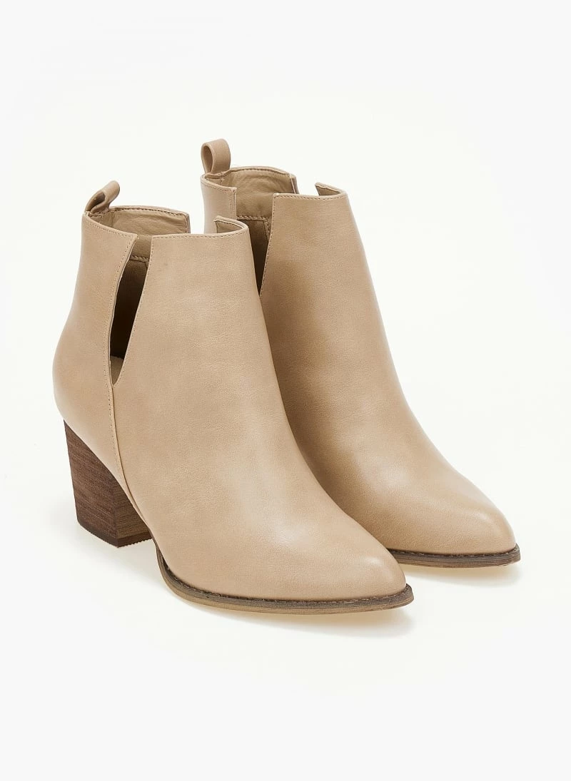 Εξοδος 💯 The Fashion Project Μποτάκια Cowboy με άνοιγμα - Μπεζ 😀 5 Εξοδος 💯 The Fashion Project Μποτάκια Cowboy με άνοιγμα - Μπεζ 😀 - Image 3