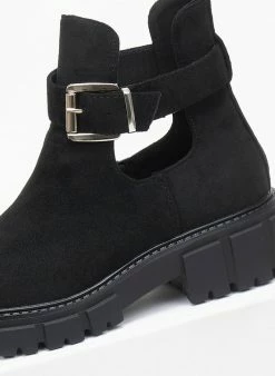 Προώθηση 💯 The Fashion Project Μποτάκια αστραγάλου με ανοίγματα - Μαύρο 😍 13 Προώθηση 💯 The Fashion Project Μποτάκια αστραγάλου με ανοίγματα - Μαύρο 😍 -Μποτάκια Κατάστημα mpotakia astragalou me anoigmata 109440 05an