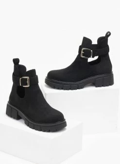 Προώθηση 💯 The Fashion Project Μποτάκια αστραγάλου με ανοίγματα - Μαύρο 😍 11 Προώθηση 💯 The Fashion Project Μποτάκια αστραγάλου με ανοίγματα - Μαύρο 😍 -Μποτάκια Κατάστημα mpotakia astragalou me anoigmata 109440 aong