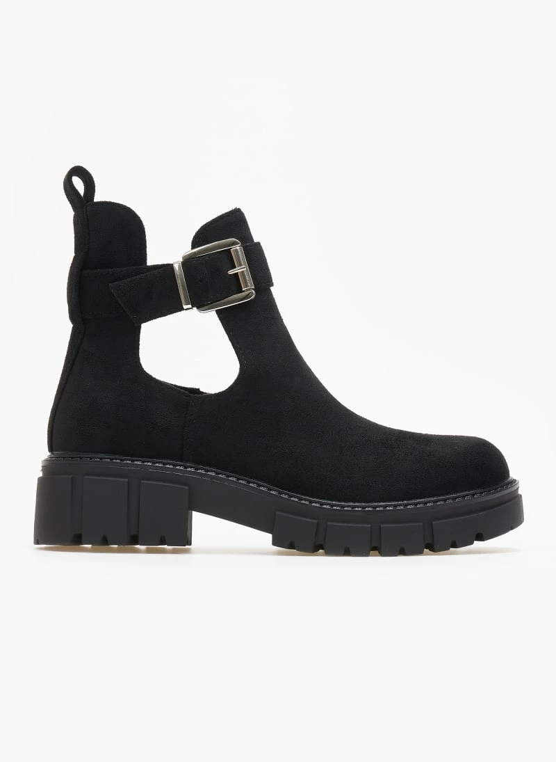 Προώθηση 💯 The Fashion Project Μποτάκια αστραγάλου με ανοίγματα - Μαύρο 😍 4 Προώθηση 💯 The Fashion Project Μποτάκια αστραγάλου με ανοίγματα - Μαύρο 😍 - Image 2