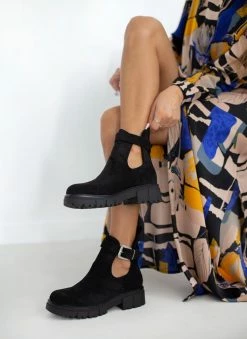 Προώθηση 💯 The Fashion Project Μποτάκια αστραγάλου με ανοίγματα - Μαύρο 😍 10 Προώθηση 💯 The Fashion Project Μποτάκια αστραγάλου με ανοίγματα - Μαύρο 😍 -Μποτάκια Κατάστημα mpotakia astragalou me anoigmata 109440 yyen