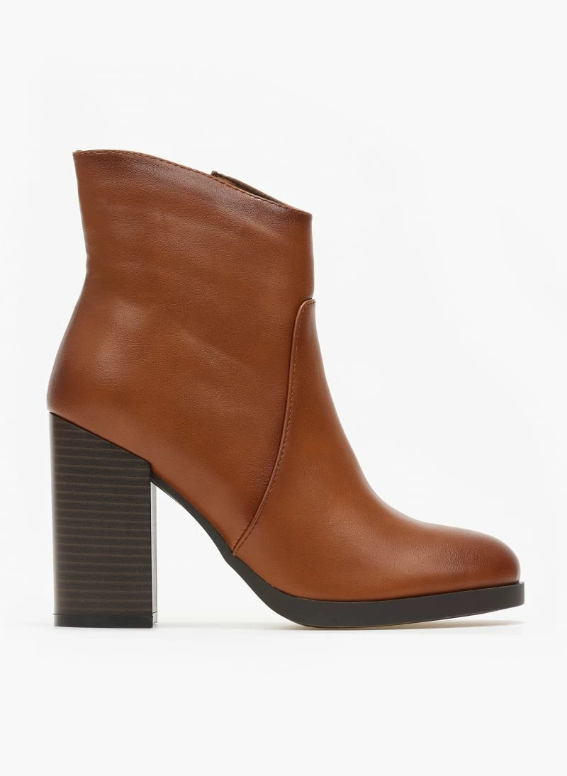 Πολύ καλή προσφορά 🤩 The Fashion Project Μποτάκια αστραγάλου με ασύμμετρο τελείωμα - Ταμπά 🧨 3 Πολύ καλή προσφορά 🤩 The Fashion Project Μποτάκια αστραγάλου με ασύμμετρο τελείωμα - Ταμπά 🧨